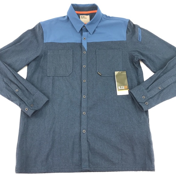 5.11 Tactical Mens Ascension Long Sleeve Shirt - Picture 4 of 8